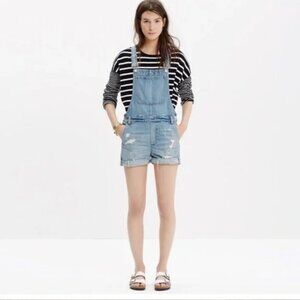 Madewell Adirondack Short Overalls Xs